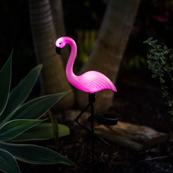Flamingo Yard Decorations Solar Powered Stake LED Lights