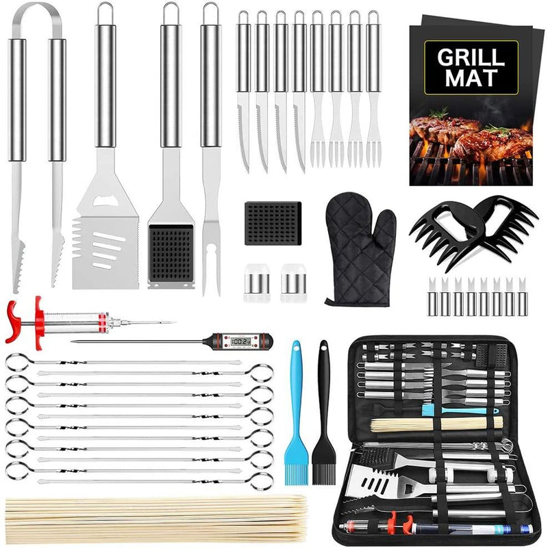 Morole 45PCS BBQ Stainless Steel Tools Set, for Camping, Kitchen - Aisitin Online