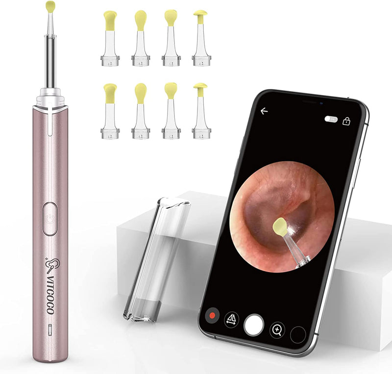 Otoscope wifi - ear endoscope with 3,9mm diameter HD camera with LED for  iOS and Android