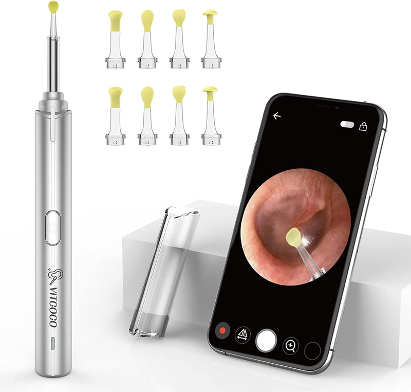 VITCOCO Otoscope Ear Camera, Ear Wax Removal Kit Camera, 1920P FHD Wireless  Smart Visual Ear Cleaner, 3.9mm Ear Endoscope Camera for iPhone, Ipad &  Android Smart Phones – Aisitin Online
