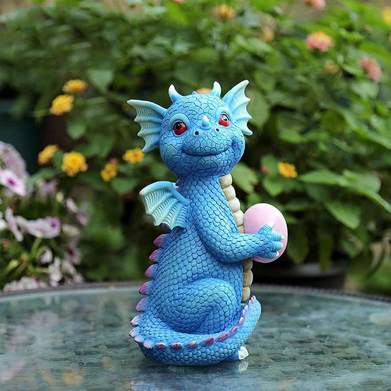 Exquisite cute dragon statue