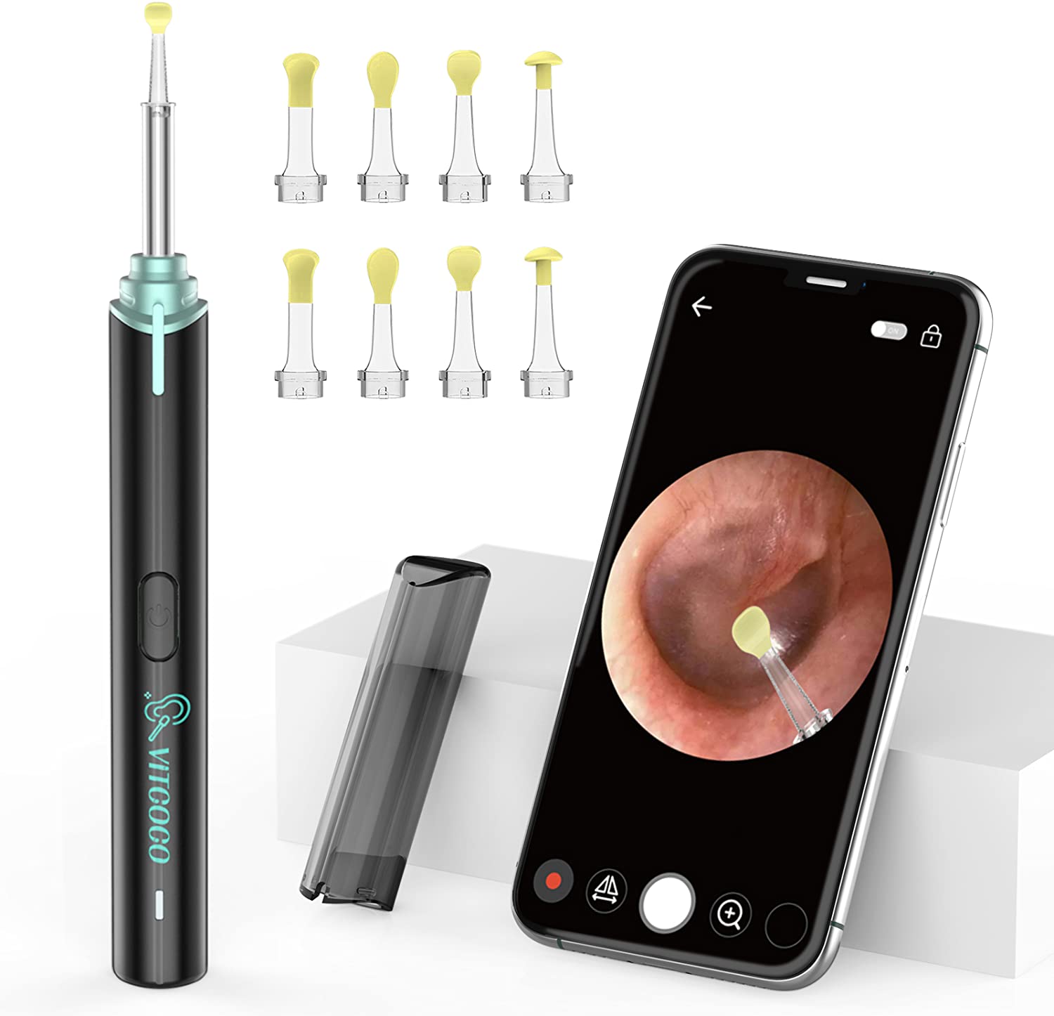 Pancellent Digital Otoscope Camera with Light, Ear Camera and Wax Remover,  Video Ear Scope with Ear Wax Removal Tools, Compatible with iPhone, iPad,  Android Smart Phone (Basic Edition White) - Coupon Codes