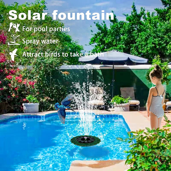 3W Lotus Leaf Solar Fountain Pump (Without battery , 8.66 inch)