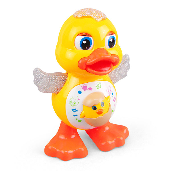 Electric Dance Lighting Duck Educational Toy