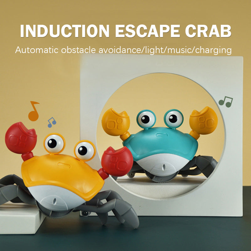 Induction Escape Crab Rechargeable Electric Pet Musical Toys