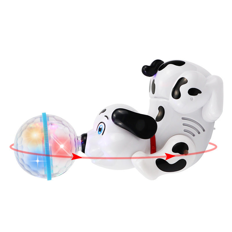 Dance and spin the ball top dog electric toy