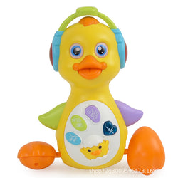 Electric swing duck toy for children