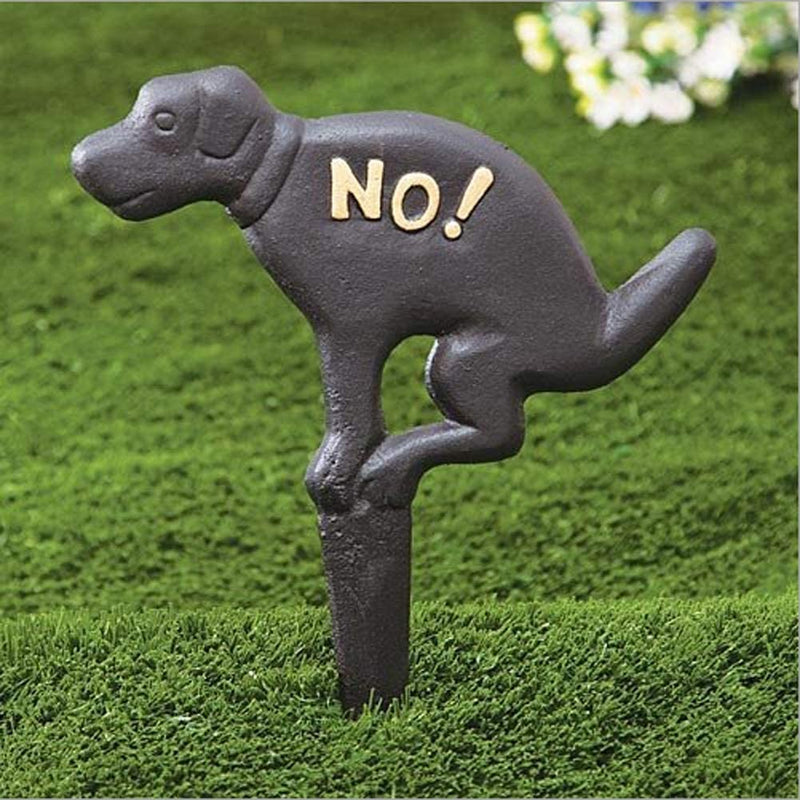 No Pausing Pooch Lawn Sign