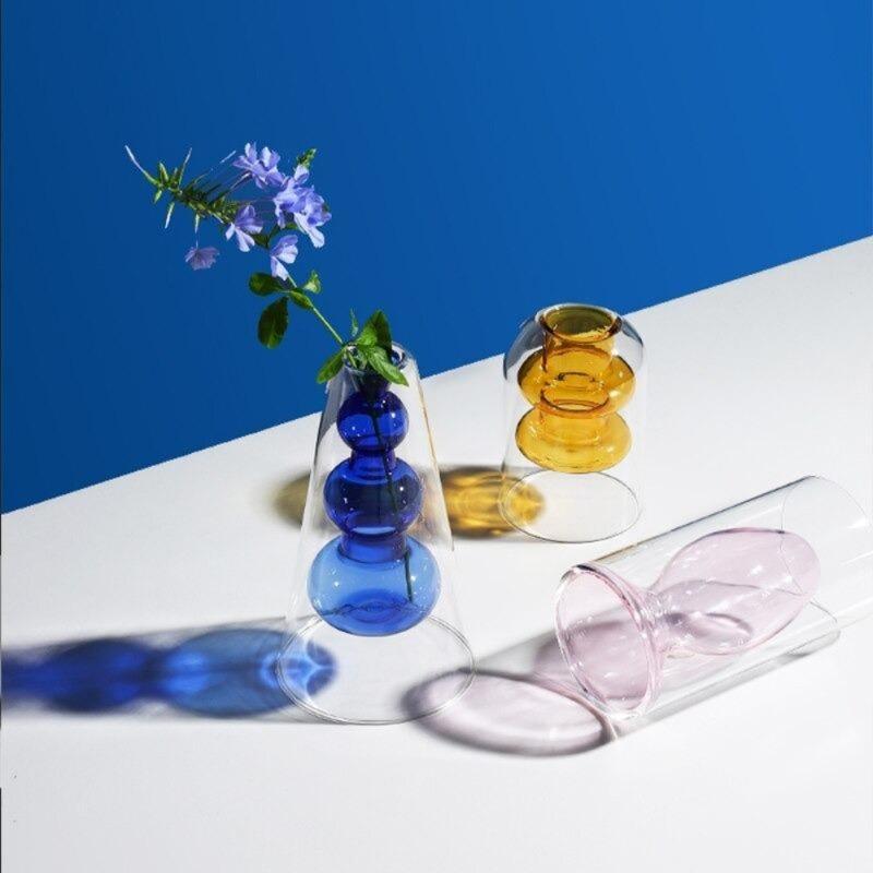 Crystal Glass Hydroponic Vase