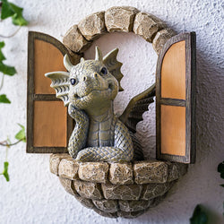Lovely courtyard dragon sculpture