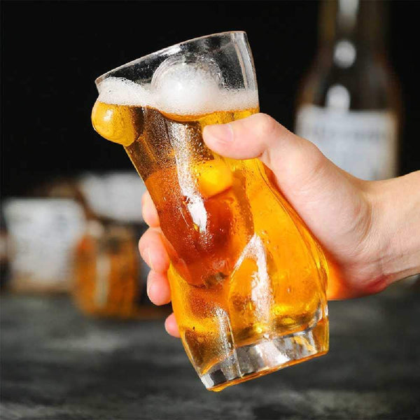 Naked 3D Beer Glass