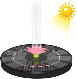 3.5W Solar Lotus Fountain Pump (Without battery , 6.89 inch)
