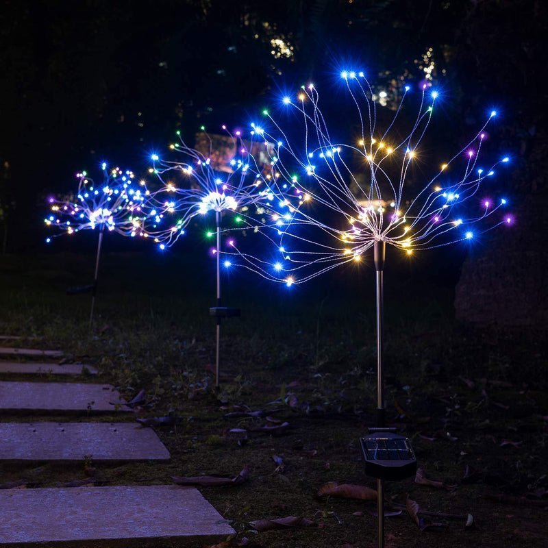 Solar Firework Light（Multi Color）2pcs - Aisitin Online