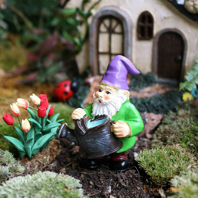 5pcs Miniature Gnomes Figurines Accessories