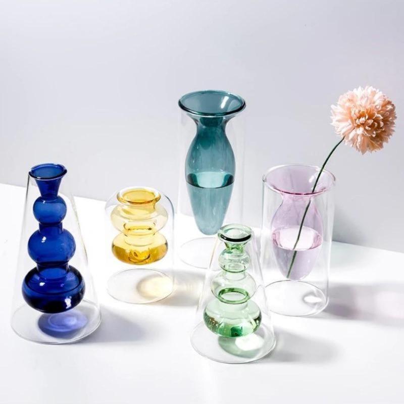 Crystal Glass Hydroponic Vase